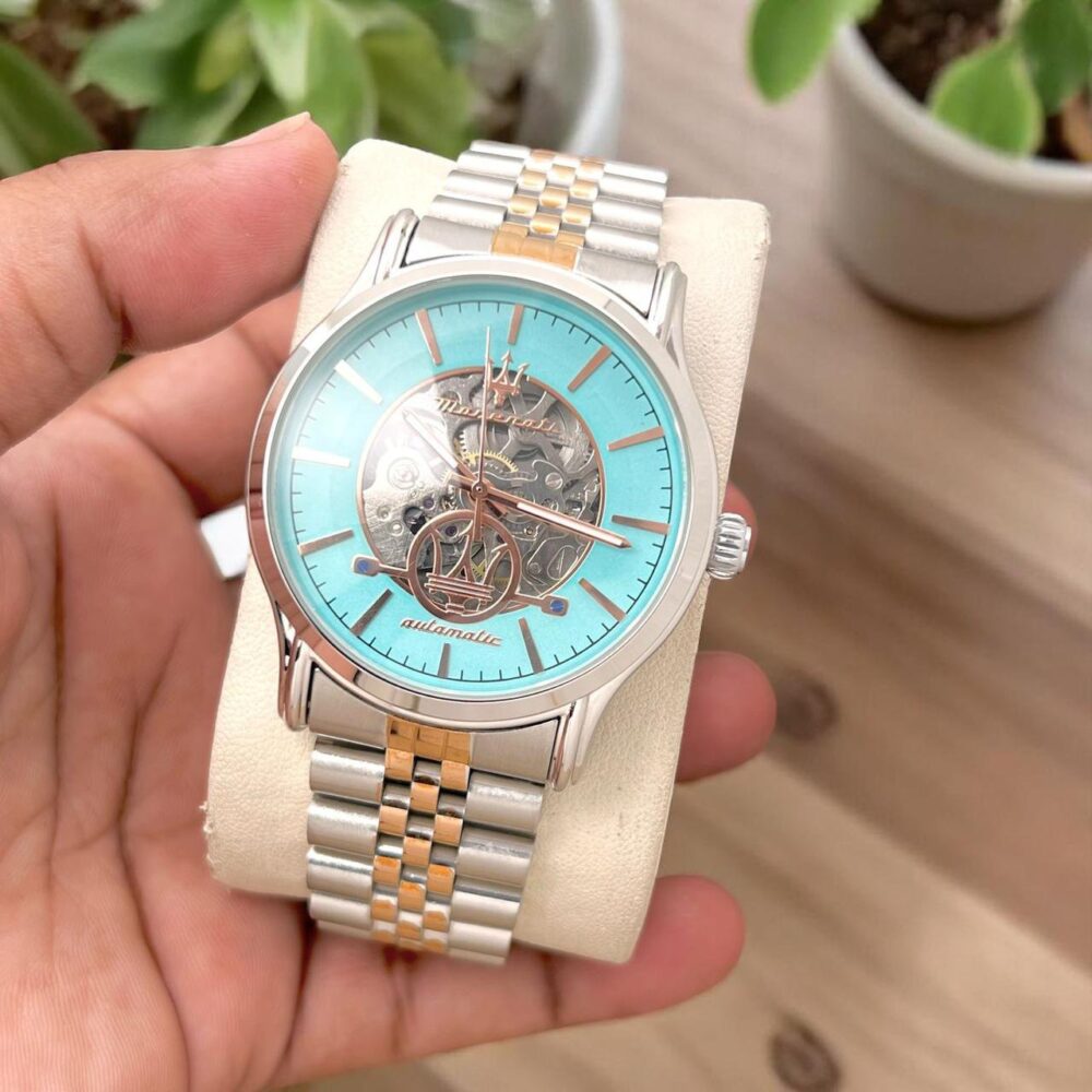 *✅FIRST TIME IN HISTORY masarati  WATCH AUTOMATIC ANTI ALLERGIC METAL BELT TO AMAZE CUSTOMER✅* - Image 9