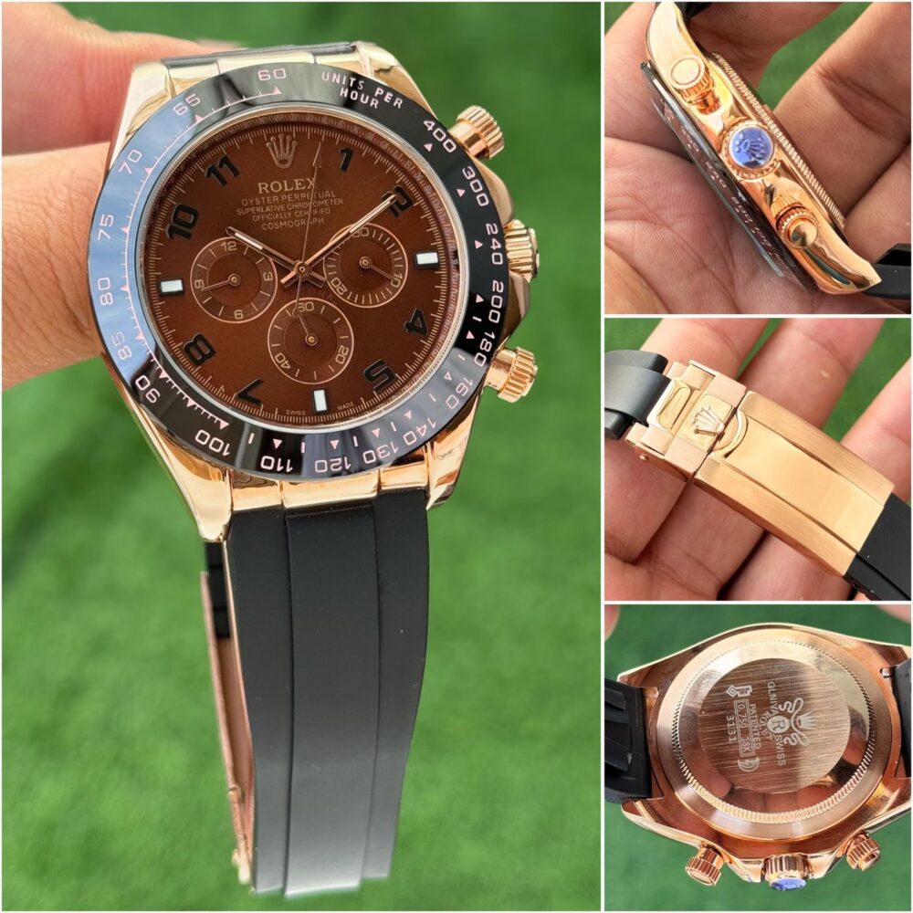 *Classic style meets superp functional ;the iconic fluting found on many Rolex classic watches. Have a look on this timepiece.*❣ - Image 3