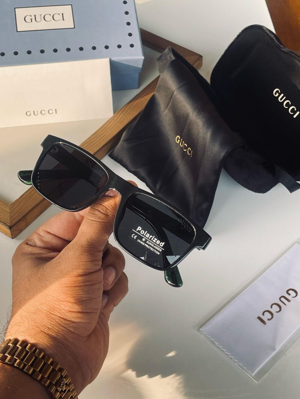 *GUCCI-SUNGLASSESS*

*UNISEX MODEL*
*LENS QUALITY POLARIZED* - Image 4