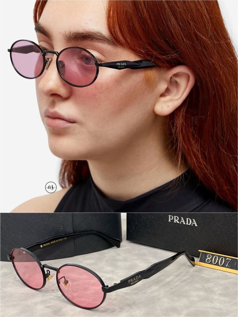 *PRADA  METAL  SUNGLASSES* 💁‍♂️ - Image 2